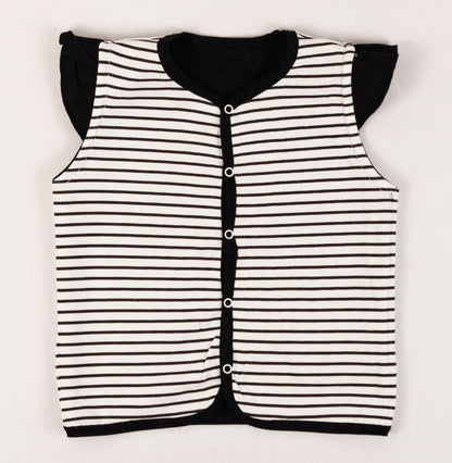 Reversible Vest (Ruffled Sleeve)