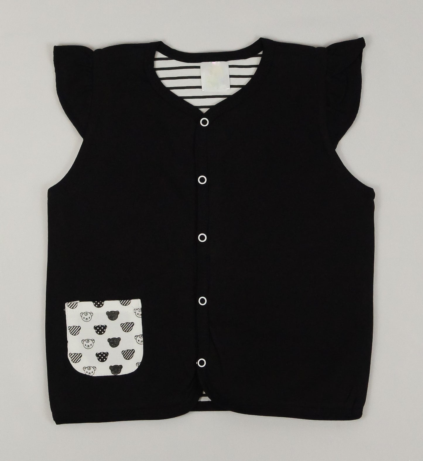 Reversible Vest (Ruffled Sleeve)