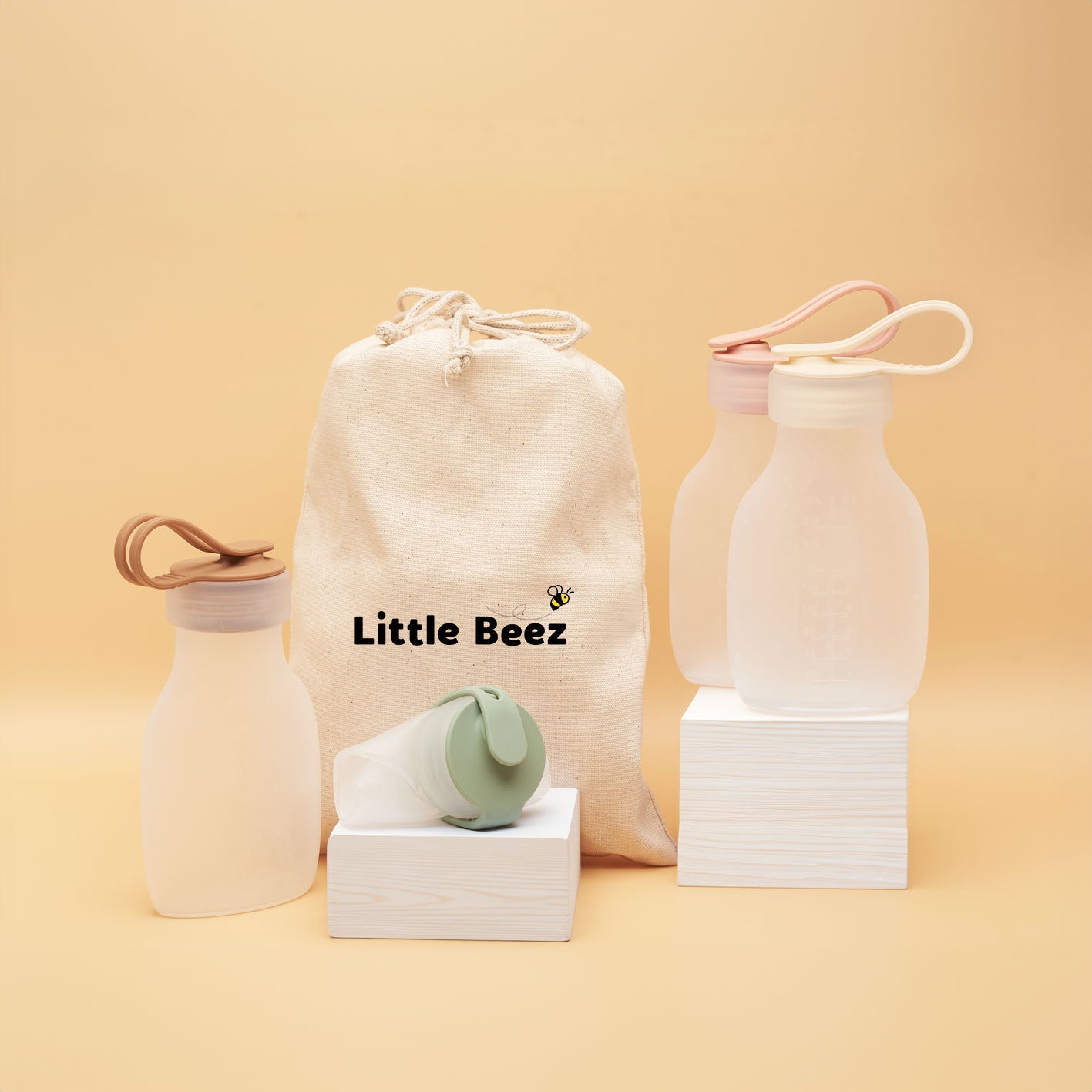 Silicone Milk Storage Bottles